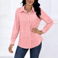 thumbnail image 4 of Blczomt Lightweight Womens Summer Blouses Pink Y2K Tees Dressy Ladies Tops,M, 4 of 5