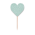 thumbnail image 1 of White Spots  s Art Toothpick Flags Heart Lable Cupcake Picks, 1 of 3