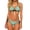 Green, variant on Stripe Bikini Sets for Women, Stripe Bikini Set, Stripe Bikinis Sets for Women, New Stripe Two Pieces Bikini Sets for Women Triangle Top & Thong String Tie-Up Swimsuit, Light Brown L