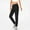 Black, variant on hoksml Women Cargo Pants Joggers Pants Casual Active Pants Solid Color Elastic Waist Button Zippers Pockets Slim Pants Comfy Athletic Track Pants