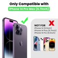 thumbnail image 2 of Funda tipo cartera Delidigi para iPhone 14 Pro Max con tarjetero, 2 of 7