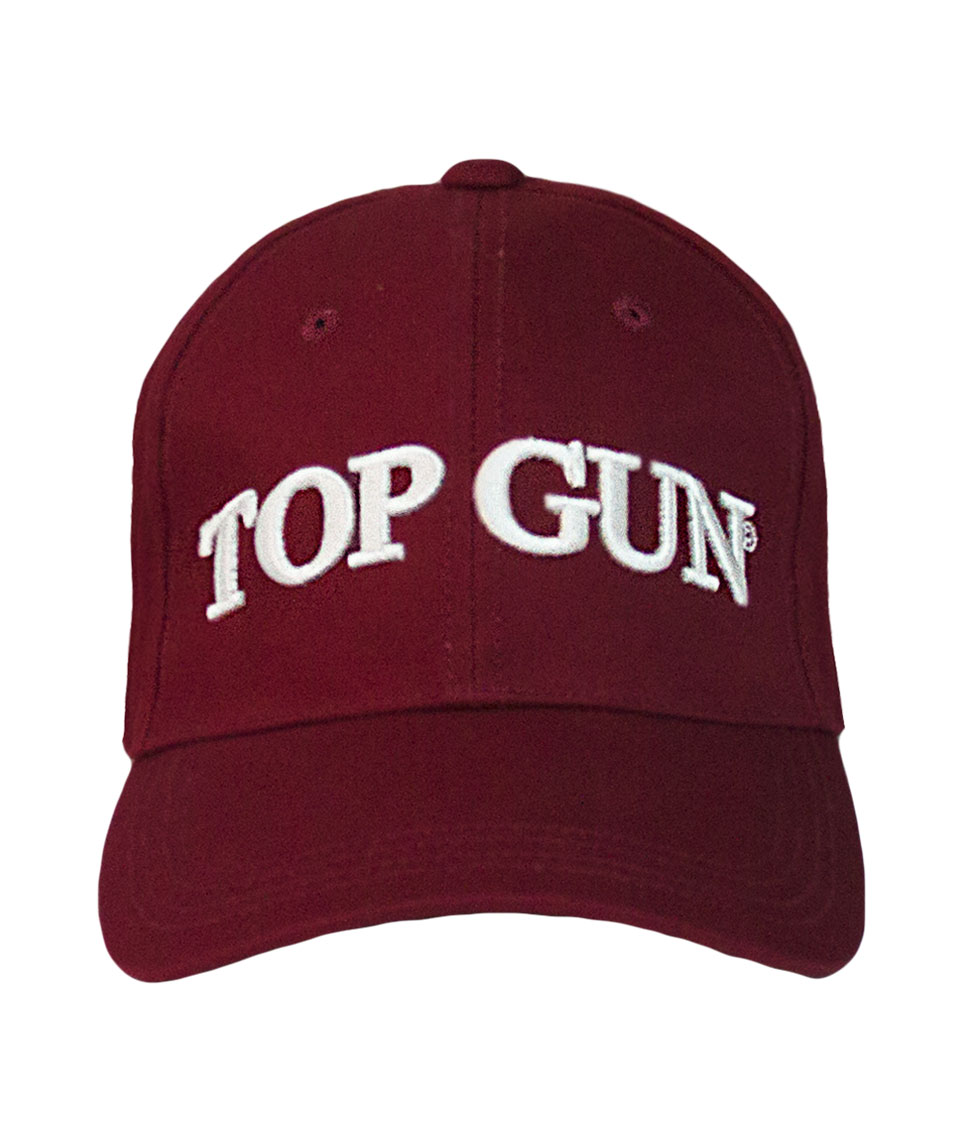 Top Gun® Official Embroidered Logo Cap (Burgundy)