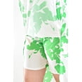 thumbnail image 4 of Short falda con aberturas Roman Fashion Tallas Extras 7050 Verde flor verde 38, 4 of 7