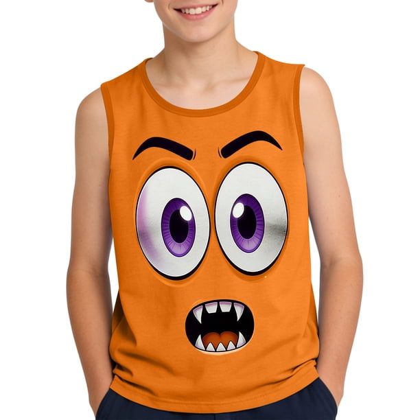 Niños Pequeños Camisola sin Mangas Gradiente Suave Impresión Moda Lindo Fondo para Niños 3-15 Años