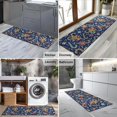 thumbnail image 2 of Blue Christmas Candy Cane Pattern Kitchen Rug Mat,Kitchen Runner Rugs Non Skid Washable,Decorative Kitchen Floor Mats for Kitchen,Sink,Laundry,17"X47", 2 of 5