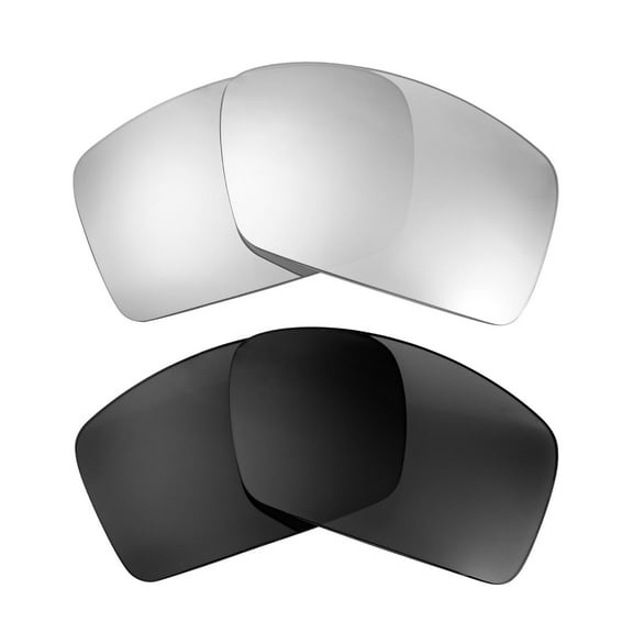 Walleva Polarized Titanium   Black Replacement Lenses For Costa Del Mar Reefton Sunglasses