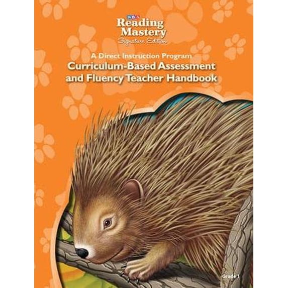 Pre-Owned Reading Mastery Reading/Literature Strand Grade 1, Assessment & Fluency Teacher Handbook (Spiral-bound) 007612469X 9780076124695