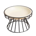 thumbnail image 2 of Tooyful Raised Cat Food Bowl Porcelain Bowl Metal Stand Minimalist Multipurpose Easily Food and Water Bowl Detachable for Dry Wet H, 2 of 9