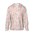 thumbnail image 1 of Saiise Rabbit Pattern Sun Protection Hoodie for Men and Women, Lightweight Quick-Dry Windproof with Hood and Zip-Medium, 1 of 7