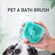 thumbnail image 1 of Silicona mascota gato baño masaje cepillo champú aseo peine depurador (verde) Likrtyny Libre de BPA, 1 of 8
