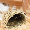 thumbnail image 3 of Visland Hamster Grass Bed, Natural Straw Woven Grass Bed Guinea Pig Chew Toys Hay Mat for Rabbit Hamster Gerbil Chinchilla Guinea Pig Mice Other Small Animals, 3 of 8