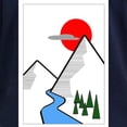 thumbnail image 3 of CafePress - Minimal Mountains Long Sleeve T Shirt - Women's Long Sleeve Graphic Tee Casual Fit, 3 of 4