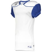 RUSSELL COLOR BLOCK GAME JERSEY (AWAY), XL, WHITE/ROYAL