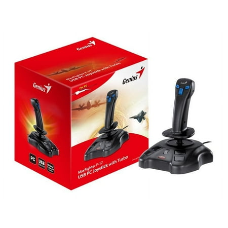 Genius MaxFighter F-17 - Joystick - 8 buttons - wired