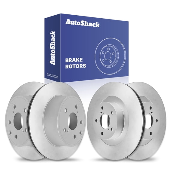 AutoShack Front & Rear Brake Rotors for Subaru, Scion & Toyota, BRZ 2013-2020, 2022-2023, 2025 FR-S 2013-2016 GR86 2022-2025 86 2017-2020, RWD H4 2.0L 2.4L