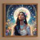 thumbnail image 3 of Pintura de diamante 5D DIY taladro redondo completo princesa decoración del hogar arte artesanal 50x50cm, 3 of 9