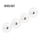 thumbnail image 5 of Inteprter Paquete de 4 ruedas para muebles, ruedas autoadhesivas de acero inoxidable, caja de almacenamiento, cubo de basura, polea adhesiva, Mini rodillo Type11 NO11 Inteprter HA063447-04B, 5 of 6