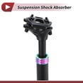 thumbnail image 6 of Unique Bargains Bike Seat Posts 31.6x300mm Suspension Shock Absorber Black Assorted Color, 6 of 8