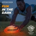 thumbnail image 2 of NIGHTMATCH Glow in The Dark Football - Ultra Bright Waterproof LED Light Up Football - Pump & Batteries incl. - Official Size 6 LED Football for Indoor & Outdoor, 2 of 5