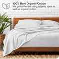 thumbnail image 4 of Bare Home Organic Flannel Sheet Set - 100% Organic Cotton - Deep Pocket - 4-Pieces - King, White, 4 of 7