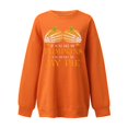 thumbnail image 3 of Blusa de manga larga suelta con estampado de moda para mujer, blusas informales con cuello redondo, sudaderas con capucha Pompotops FGAJ4523, 3 of 4