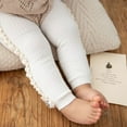 thumbnail image 2 of Bas Doux et Mignons pour Filles, Épais et Extensibles, Couleur Unie, Décoration Rabbit, Pantalons Leggings, Bas B L, 2 of 6
