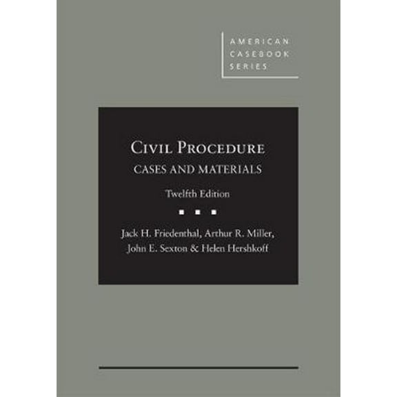 Pre-Owned Civil Procedure: Cases and Materials (American Casebook Series) (Hardcover) 1634605845 9781634605847
