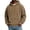 Brown, variant on Mens Corduroy Hoodies Long Sleeve Striped Hooded Sweatshirt for Men Casual Baggy Pullover Hoodie Fall Winter Clothes