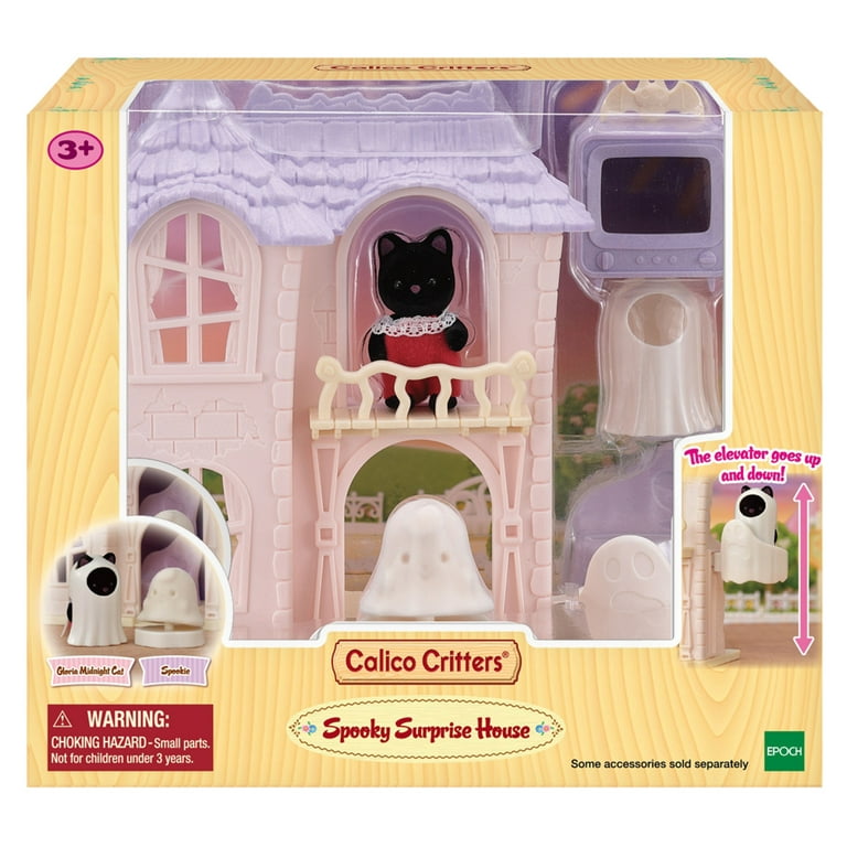 Calico Critters Spooky Surprise House Dollhouse Playset with