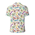 thumbnail image 4 of Rocae Cartoon Labrador Retriever for Men's Short Sleeve Polo Shirt, Quick Drying Performance Moisture Wicking Sports Men's Golf Shirt Large, 4 of 9