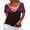 Purple, variant on Aayomet Womens T Shirts Womens Short Sleeve V Neck Loose Casual T Shirts Summer Tops Summer Tops For Women Purple,XXL