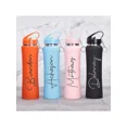 thumbnail image 4 of 1pc Personalized Engraved Stainless Steel Insulated Water Bottle - Custom Name, 500ml with Straw - Sports & Daily Use, Easy to Clean - Ideal Gift for Family, Friends, Kids - For School, Office, 4 of 6