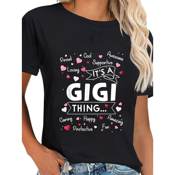 100% Cotton It's a Gigi Thing Funny Sayings Cute Grandma Mothers Day T-Shirt