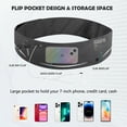 thumbnail image 2 of Luxmo Running Belt, Running Waist Pack for Women & Men Hands-Free Reflective Runner Pouch Belt Fitness Workout Bag Adjustable Sport Travel Fanny Pack Cell Phone Holder, 2 of 9