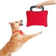 thumbnail image 1 of twisto Dog Bite Pillow Equipment for Small and Medium Sized Dogs with Strong Handle Red, 1 of 8