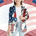 thumbnail image 2 of Kids Boys Girls' Independence Day Printed Personality Suit Jacket, 2 of 4