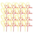 thumbnail image 6 of Oraceous 40pcs Heart Cupcake Toppers Love Heart Cake Decors Valentine's Day Wedding Cake Insert, 6 of 10