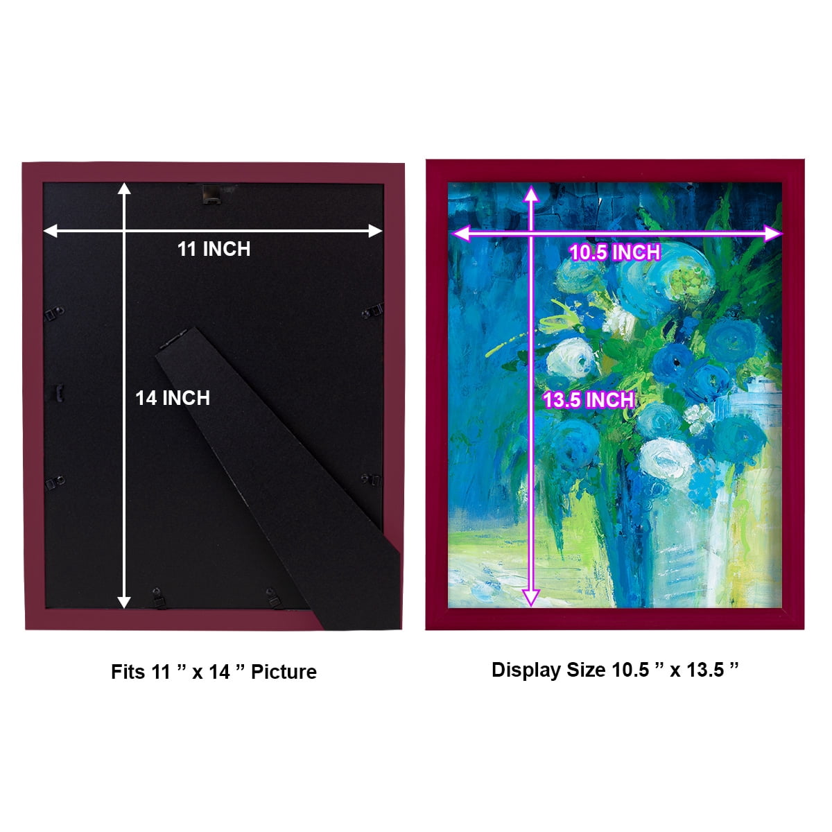 Literal Imaginings -Framed Print w/glass-Cherry Red