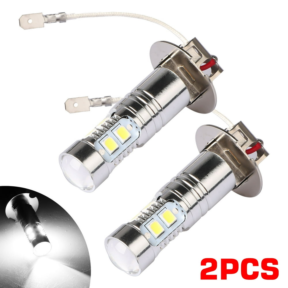 EEEkit H3 LED Fog Light Bulbs 1800 Lumens Xtremely Super Bright H3 100w