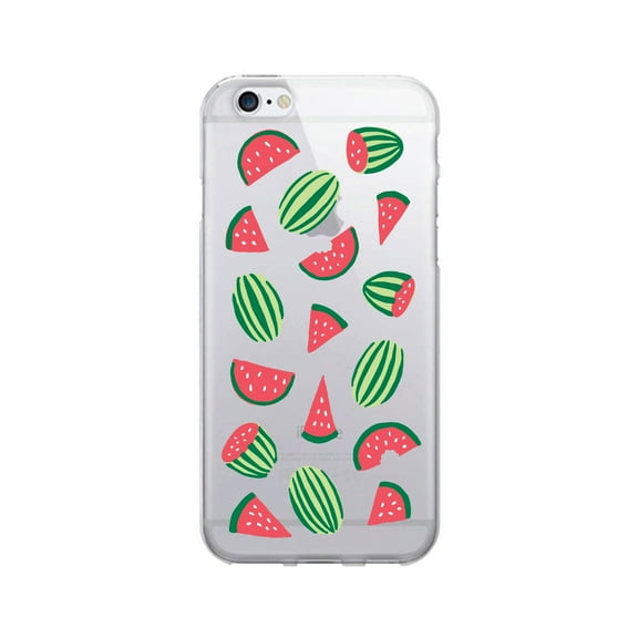 OTM Prints Clear Phone Case, Watermelon Red - iPhone 6/6s/7/7s