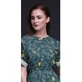 thumbnail image 3 of Bimba Rayon Leaf Floral Ladies Long Gown Boho Beach Cocktail Party Maxi SlitÂ&nbsp;Dress-Medium, 3 of 6