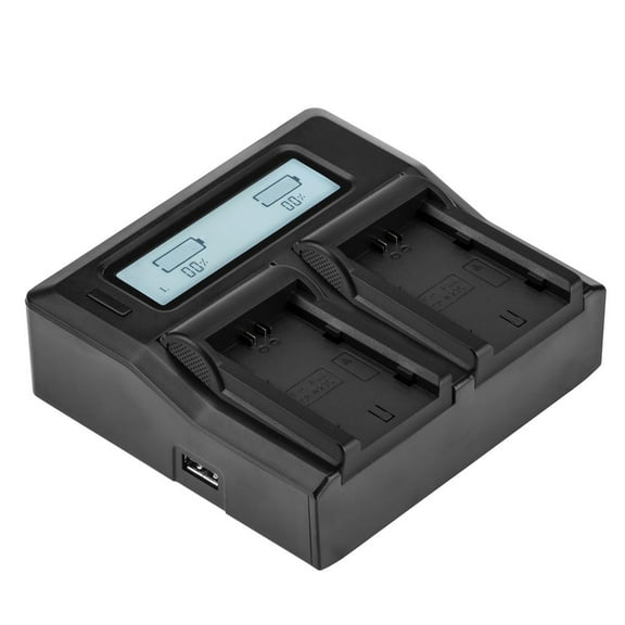 Green Extreme Dual Smart Charger with LCD Screen for FUJI NP-W235