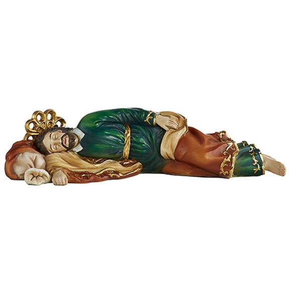 Sleeping St. Joseph Statue. Size: 8" W.