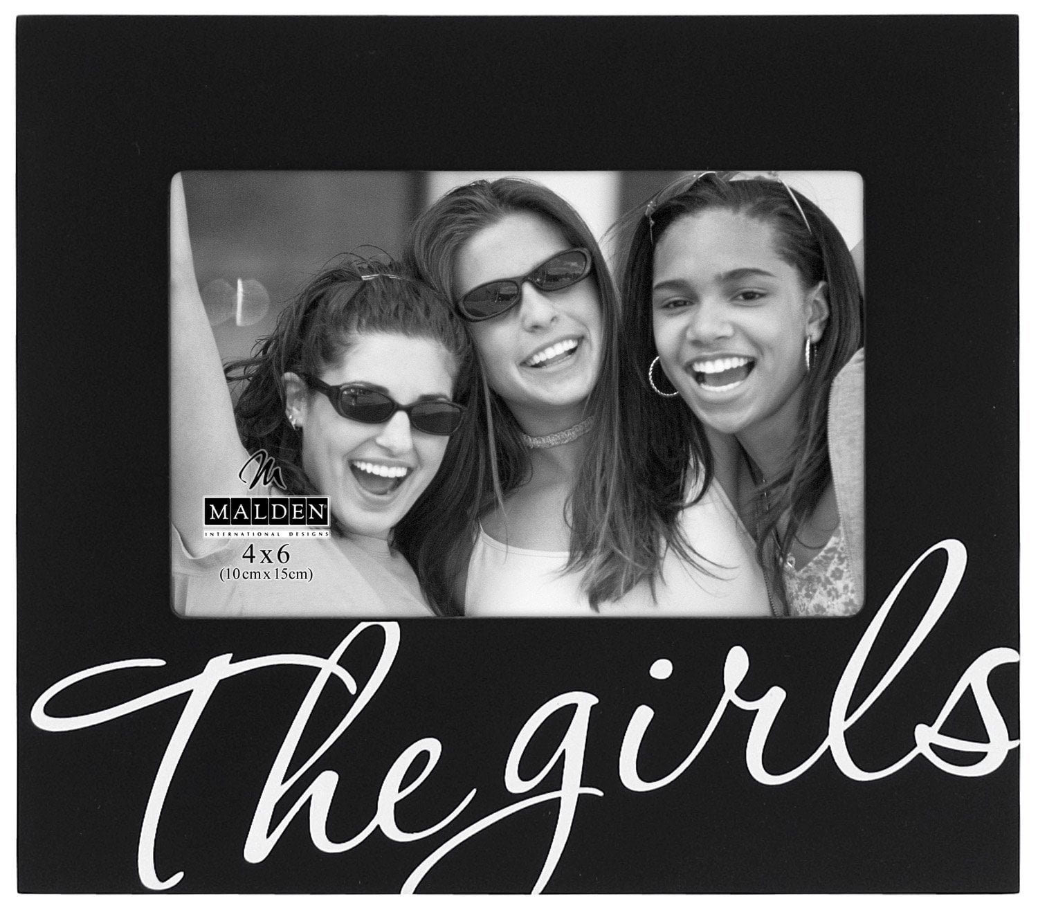 The Girls In Cursive Words Picture Frame 4x6 Black