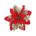 thumbnail image 1 of Toystoory Árbol de Navidad multicapas decoración de flores adorno de fiesta accesorios de diseño Kits de decoración para fiestas oro rojo, 1 of 6