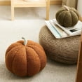 thumbnail image 4 of Cojín de calabaza de Halloween Inteprter felpa decoración para fiestas Blanco, 4 of 6
