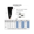 thumbnail image 5 of Gvmfive Women Casual Elastic Waist Loose Jogging Pants Pants Solid Lounge Trousers, 5 of 5