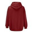 thumbnail image 6 of Uqiangy Womens Pullover Fall Sweatshirt Hoodies For Women Zip Up Women'S Long Sleeves Sports Blouse Tees Cute Hoodies Solid Color Hoodies Solid Color Jackets For Women, 6 of 7