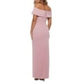 thumbnail image 2 of Xscape Womens Off-The-Shoulder Formal Evening Dress, 2 of 2