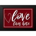 thumbnail image 2 of Reed, Tara 18x13 Black Modern Framed Museum Art Print Titled - Valentines landscape sentiment V-Love Lives Here, 2 of 5